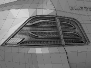 mercedes benz gle class 2016 3D Model