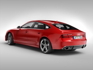 audi rs7 sportback 2015 Modelo 3D