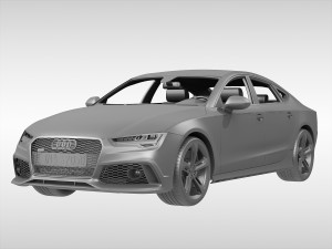 audi rs7 sportback 2015 Modelo 3D