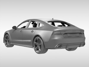audi rs7 sportback 2015 Modelo 3D