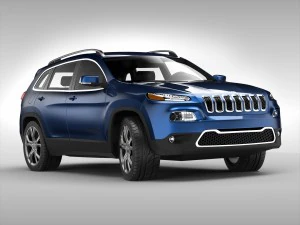 jeep cherokee 2014 3D Model