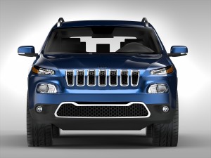 jeep cherokee 2014 3D मॉडल