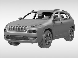 jeep cherokee 2014 3D मॉडल