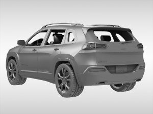 jeep cherokee 2014 3D मॉडल