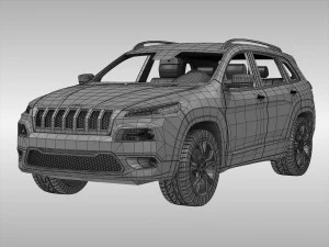 jeep cherokee 2014 3D Model