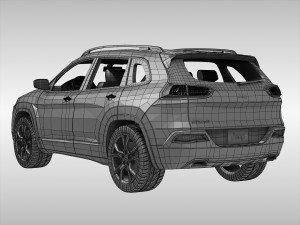 jeep cherokee 2014 3D मॉडल