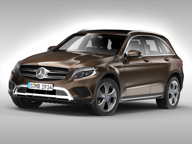 mercedes benz glc class 2016 3D मॉडल .c4d .max .obj .3ds .fbx .stl .blend 