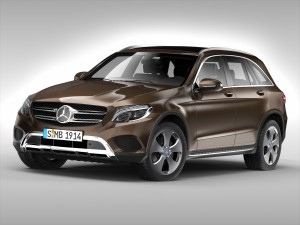 mercedes benz glc class 2016 3D Model