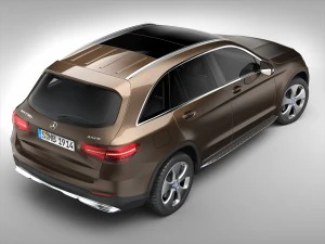 mercedes benz glc class 2016 3D Model
