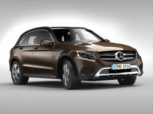 mercedes benz glc class 2016 3D Model