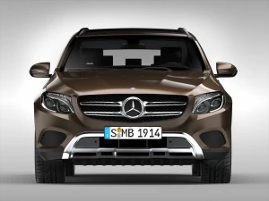 mercedes benz glc class 2016 3D Model