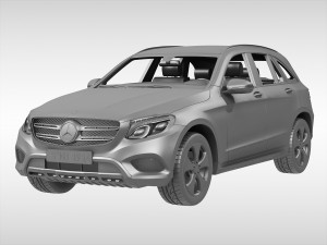 mercedes benz glc class 2016 3D मॉडल