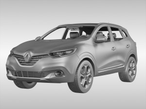 renault kadjar 2016 3D Model