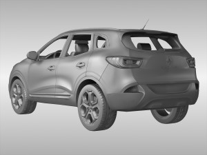 renault kadjar 2016 3D Model