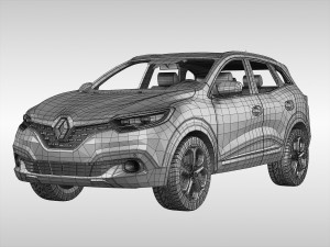 renault kadjar 2016 3D Model