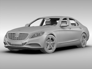 mercedes benz s class 2014 3D-Modell