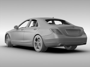 mercedes benz s class 2014 3D-Modell