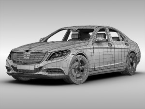 mercedes benz s class 2014 3D-Modell