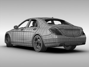 mercedes benz s class 2014 3D-Modell