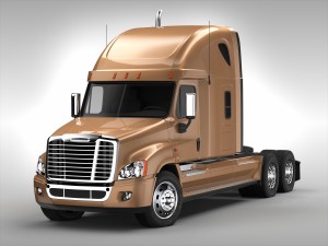 freightliner cascadia Modèle 3D