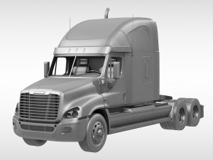freightliner cascadia Modèle 3D