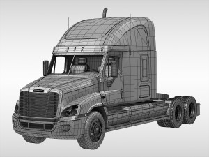 freightliner cascadia Modèle 3D