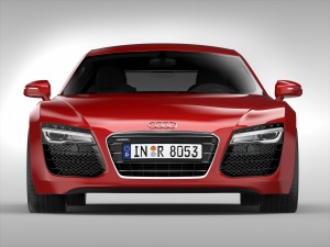 audi r8 v10 coupe 2013 3D Model