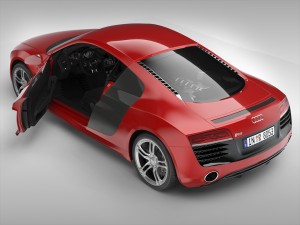 audi r8 v10 coupe 2013 3D Model