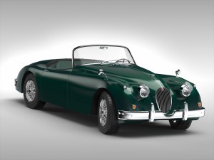 jaguar xk150 1957 - 1961 Modèle 3D