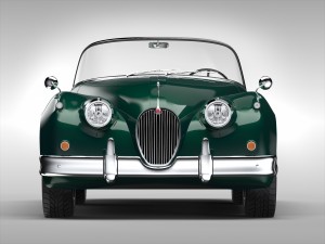 jaguar xk150 1957 - 1961 Modèle 3D
