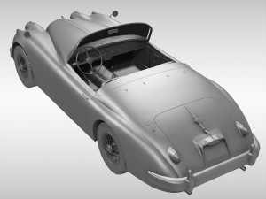 jaguar xk150 1957 - 1961 Modèle 3D