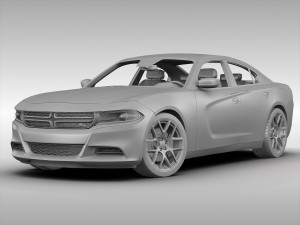 dodge charger 2015 3D Model