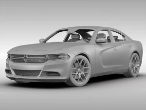 dodge charger 2015 3D Model