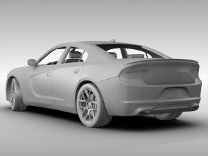 dodge charger 2015 3D Model