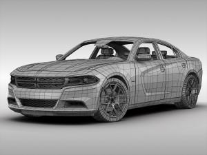 dodge charger 2015 3D Model