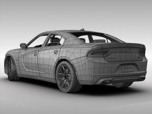 dodge charger 2015 3D Model