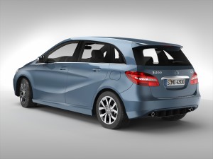mercedes benz b class 2012 3D Model