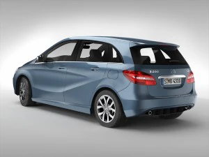 mercedes benz b class 2012 3D Model