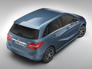 mercedes benz b class 2012 3D Model
