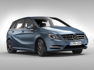 mercedes benz b class 2012 3D Model