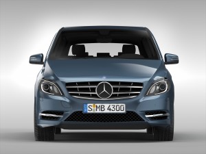 mercedes benz b class 2012 3D Model