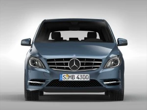 mercedes benz b class 2012 3D Model