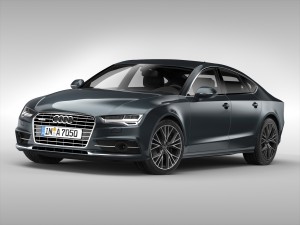 audi a7 sportback 2015 3D Model