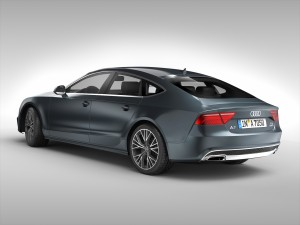 audi a7 sportback 2015 3D 模型
