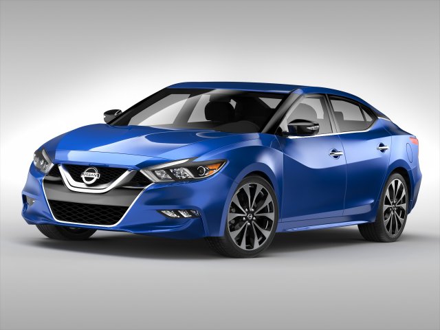 nissan maxima 2016 Model 3D .c4d .max .obj .3ds .fbx .stl .blend 