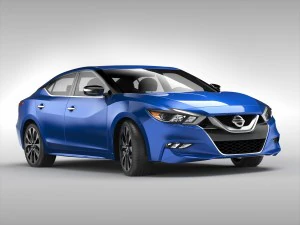 nissan maxima 2016 3D Model