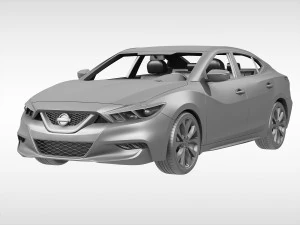 nissan maxima 2016 3D Model