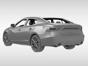 nissan maxima 2016 Model 3D