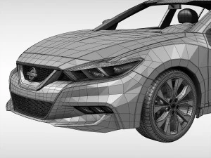 nissan maxima 2016 3D Model