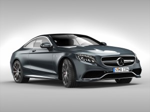 mercedes benz s63 amg coupe 2015 3D Model